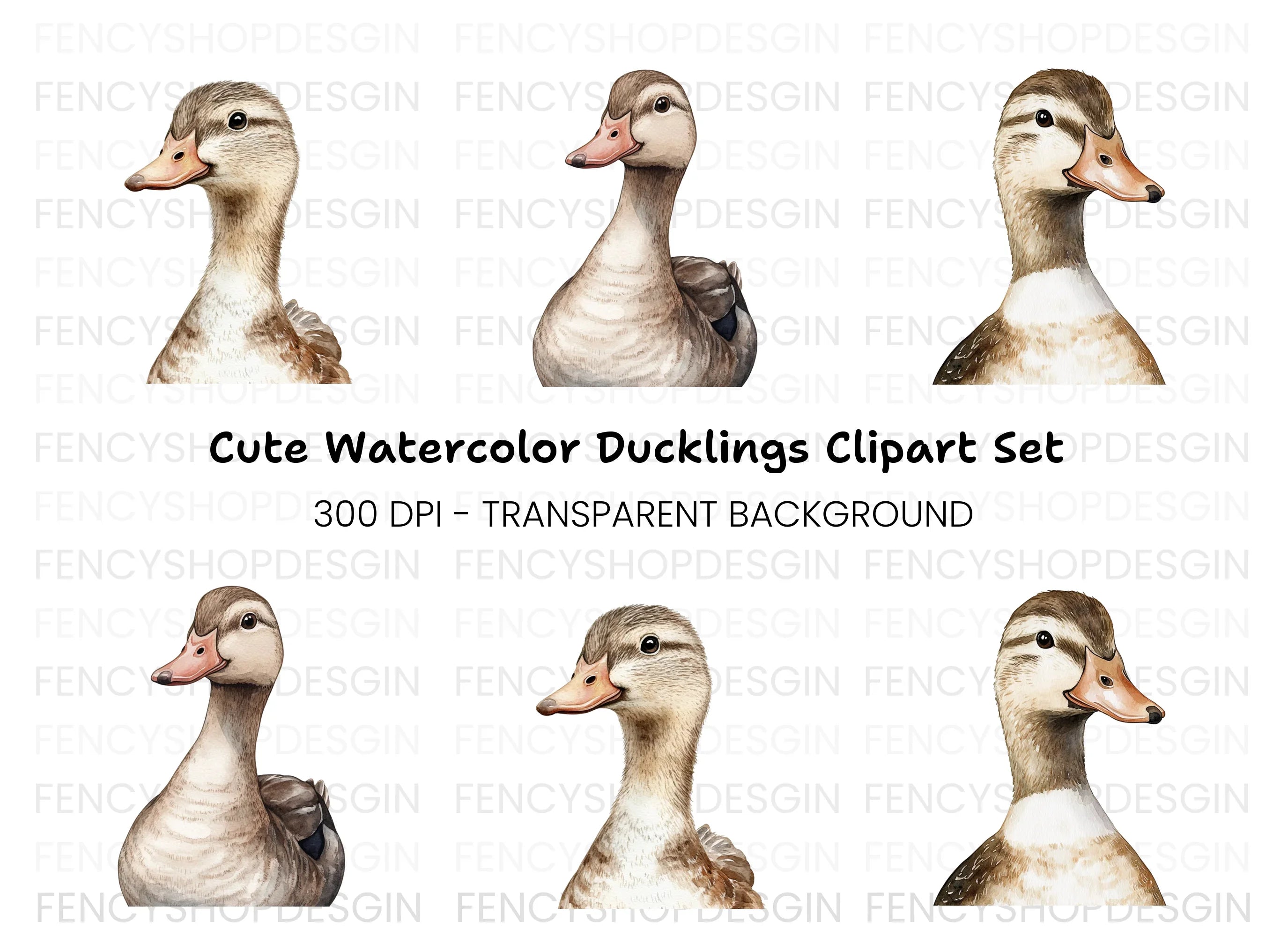 Duckling Clipart Bundle