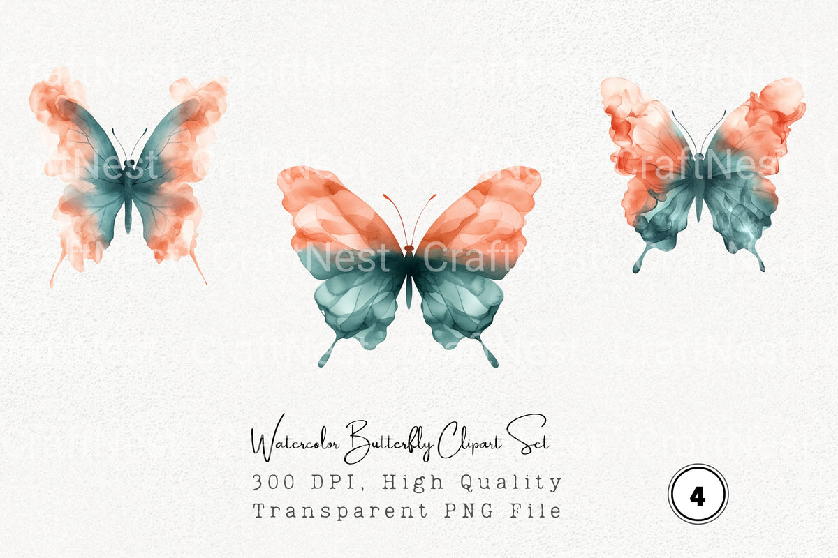 Butterfly Clipart Bundle