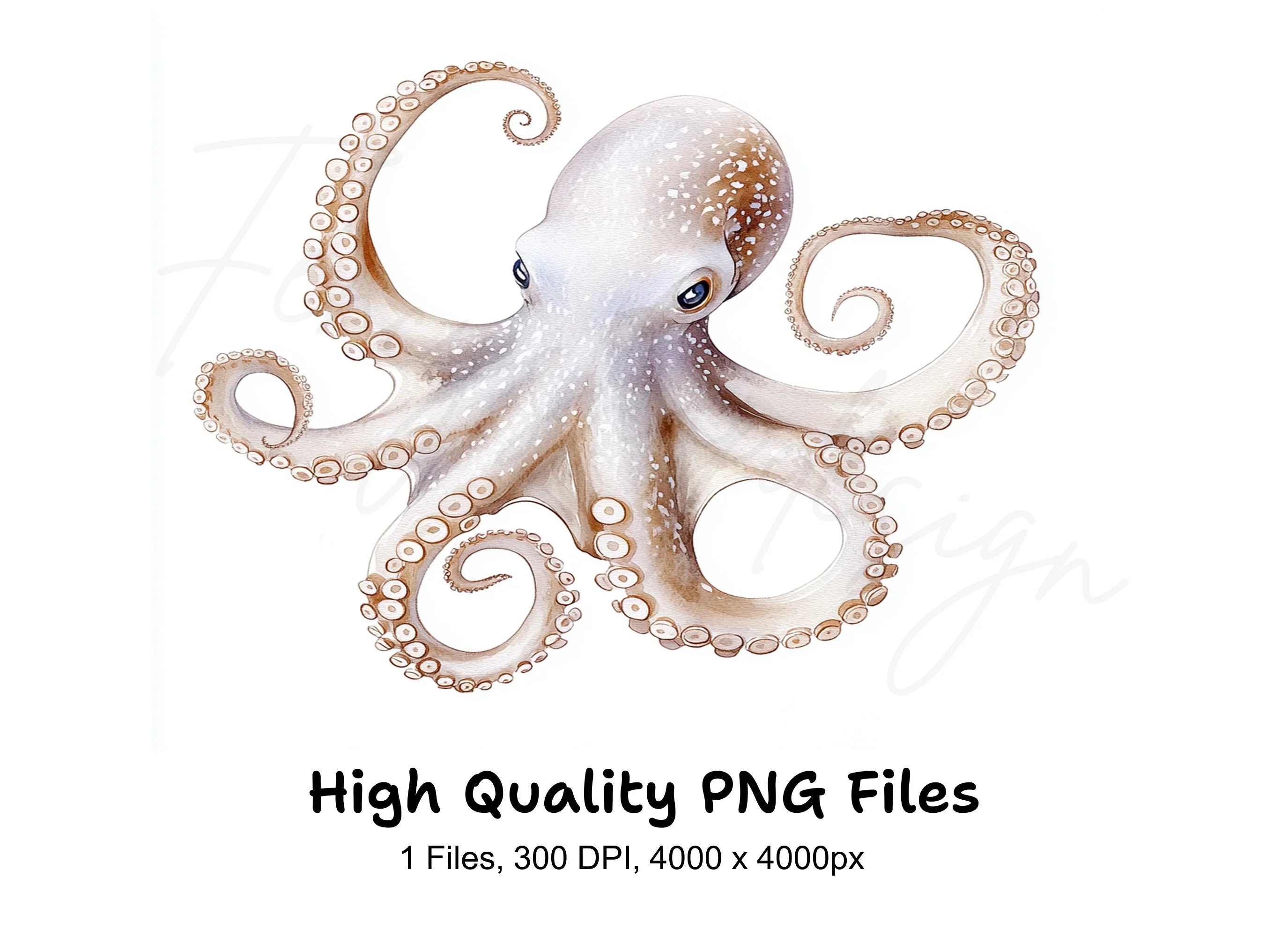 Octopus Clipart Bundle