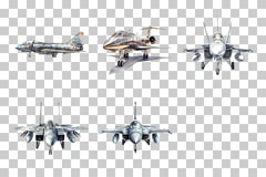 Vintage Fighter Jet Aircraft Clipart Bundle - CraftNest - Digital Crafting and Art