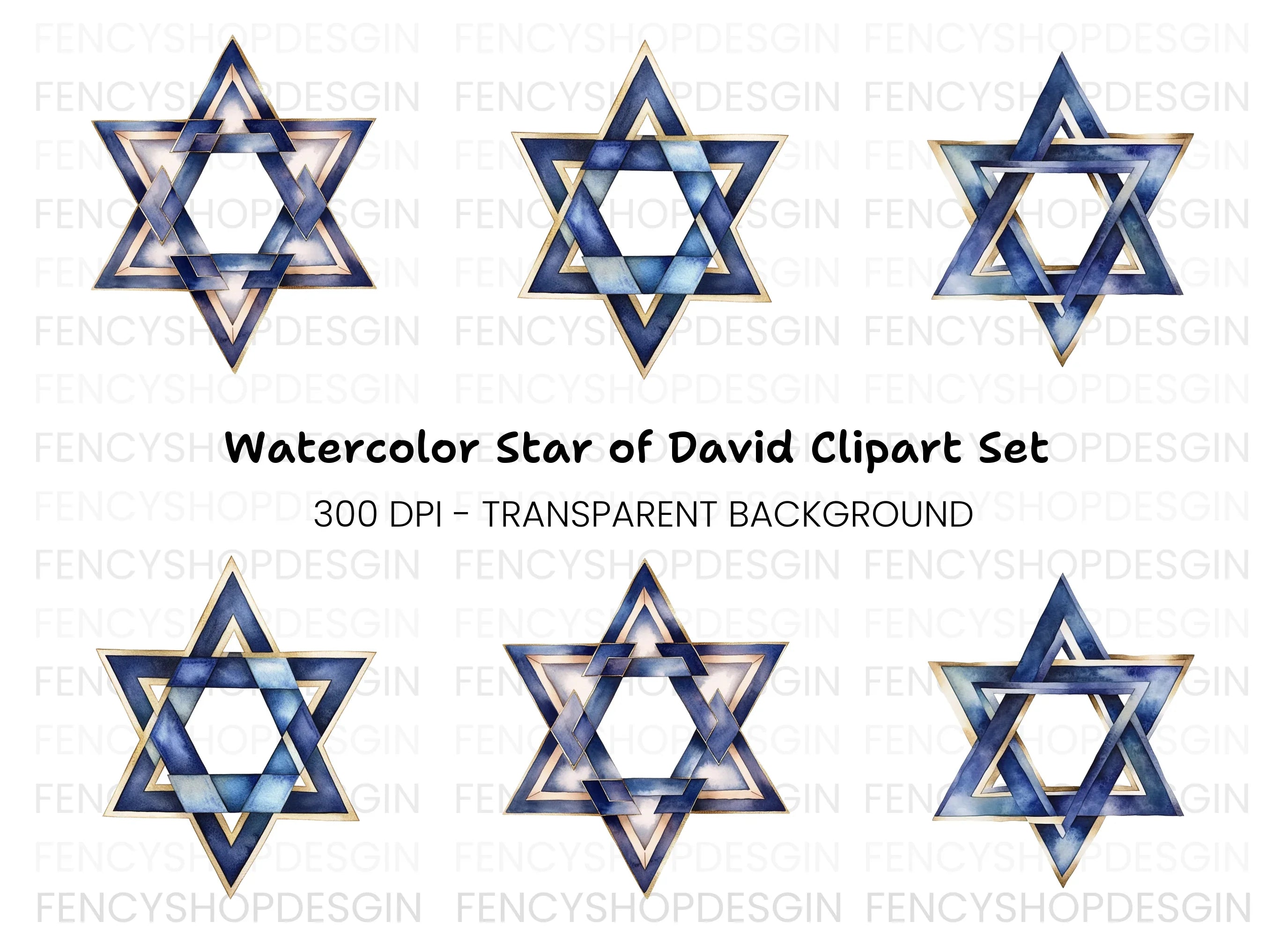 Star of David Clipart Bundle