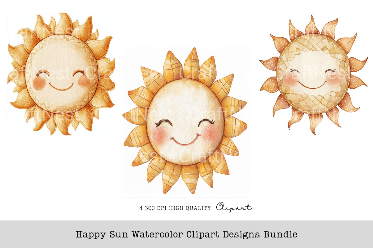 Happy Sun Designs Clipart Bundle