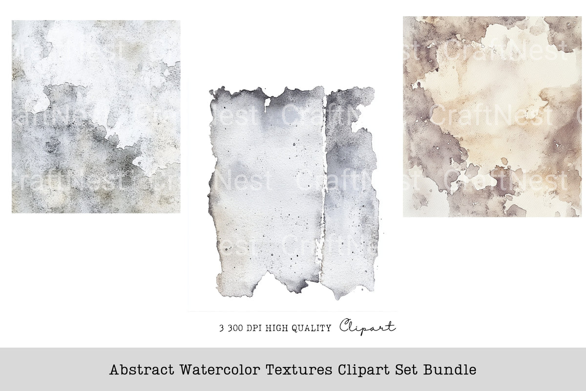 Abstract Textures Clipart Bundle