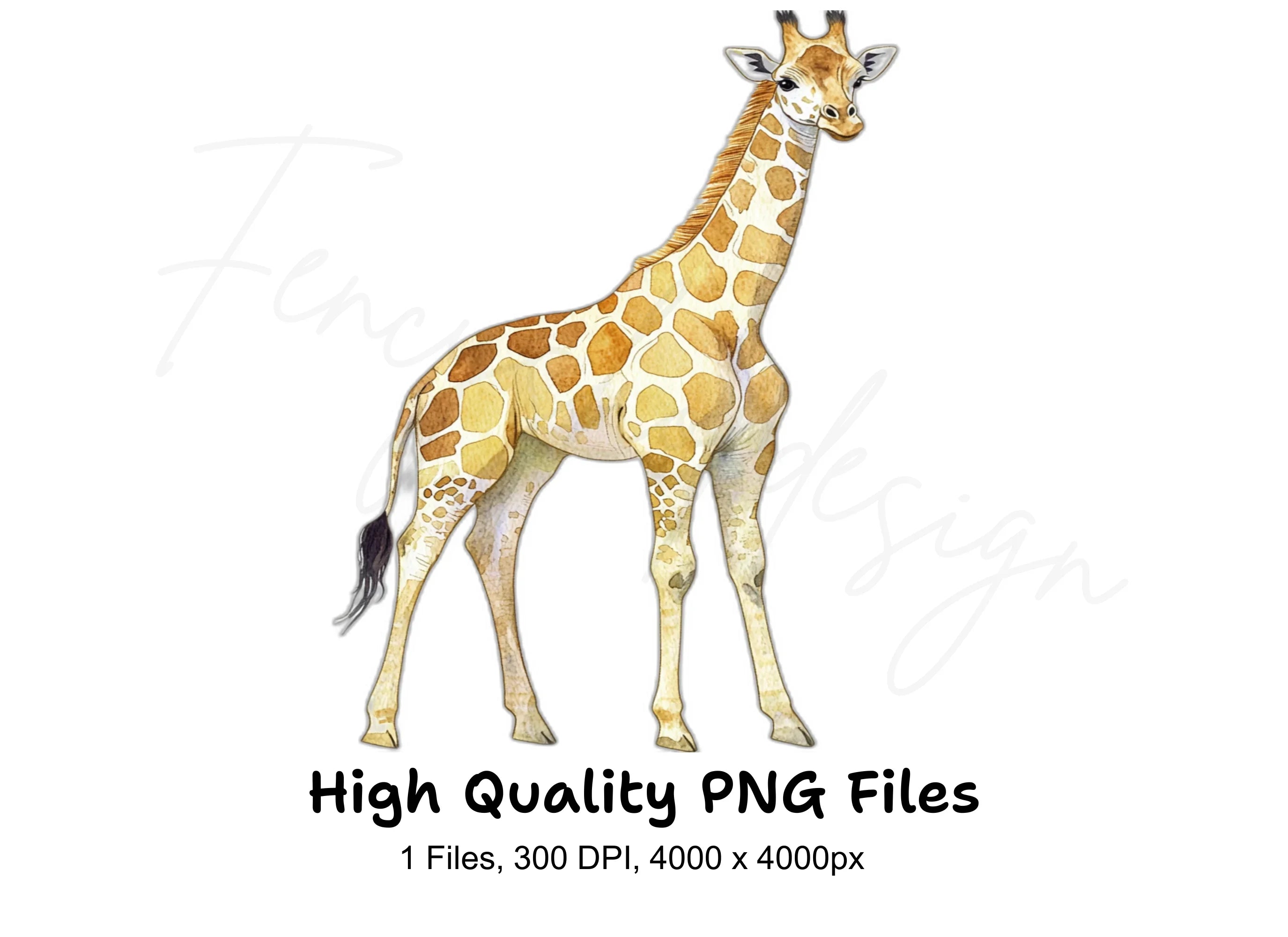 Giraffe Clipart Bundle