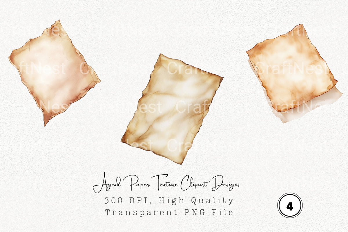 Aged Texture Designs Clipart Bundle