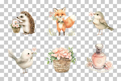 Cozy Love & Cute Animals Clipart Bundle - CraftNest - Digital Crafting and Art