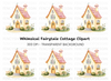 Cute Fairy Tale House Clipart Bundle