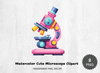 Cute Microscope Clipart Bundle
