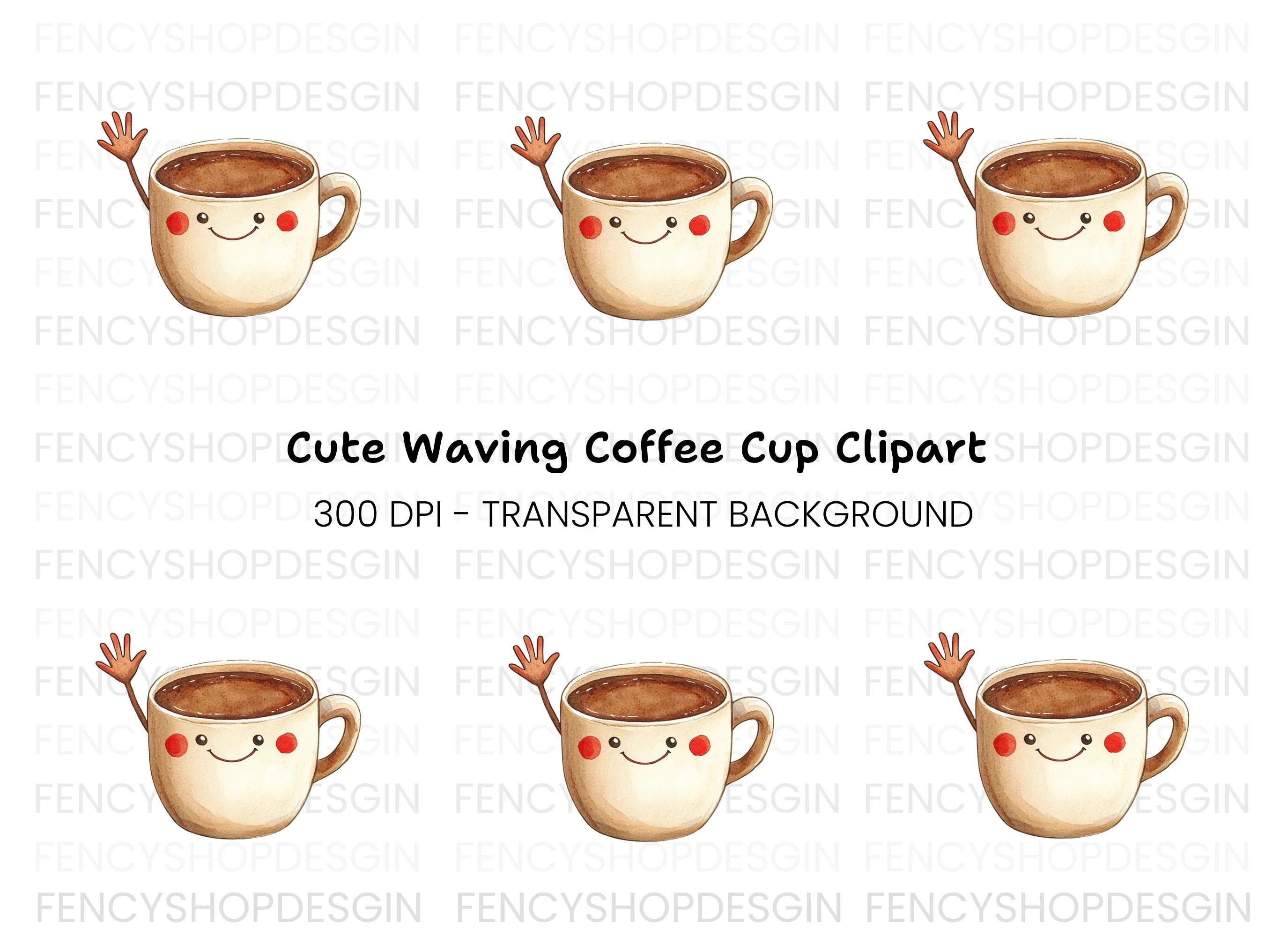 Waiving Coffee Cup Bundle