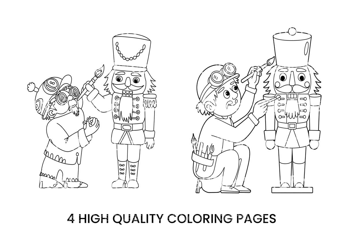 Nutcracker Maker Fun Coloring Books