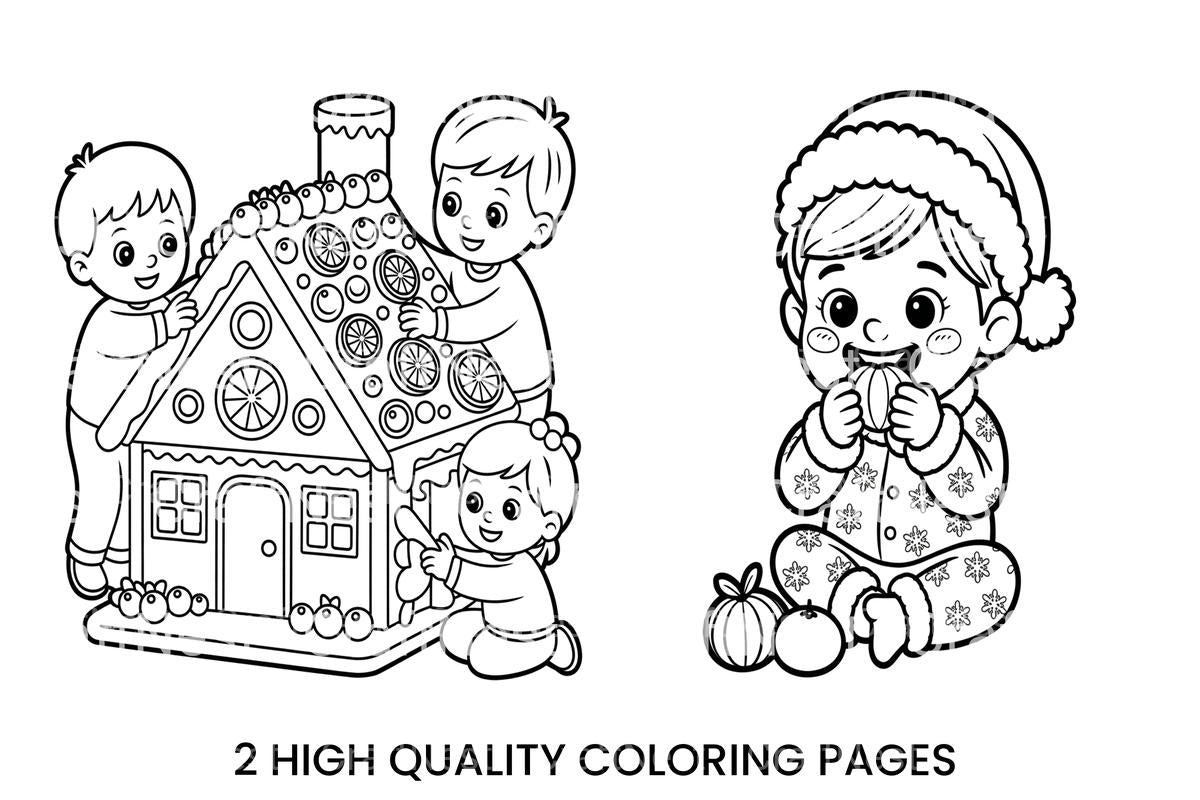 Baby's First Christmas Coloring Books