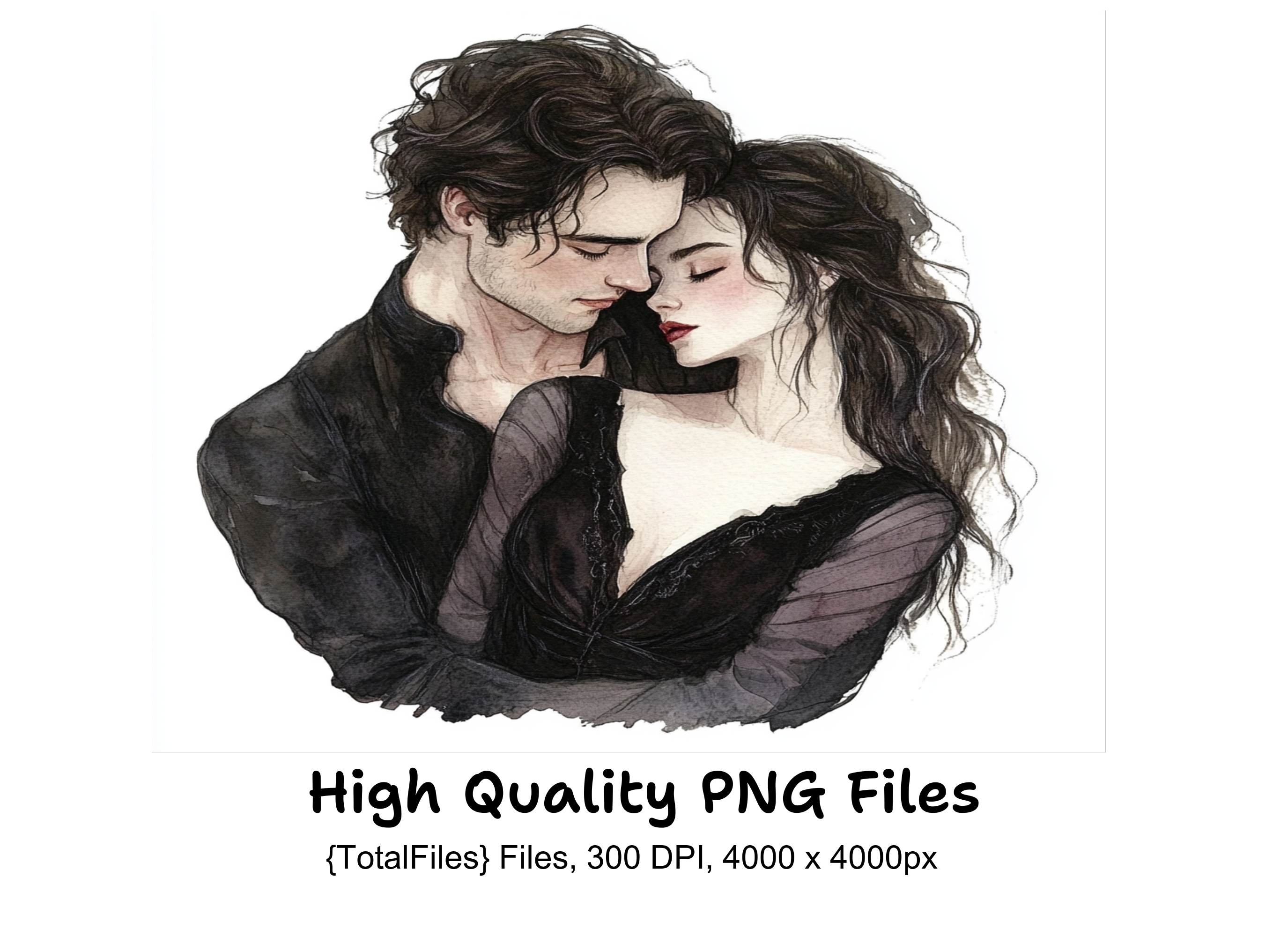 Romantic Couple Clipart Bundle