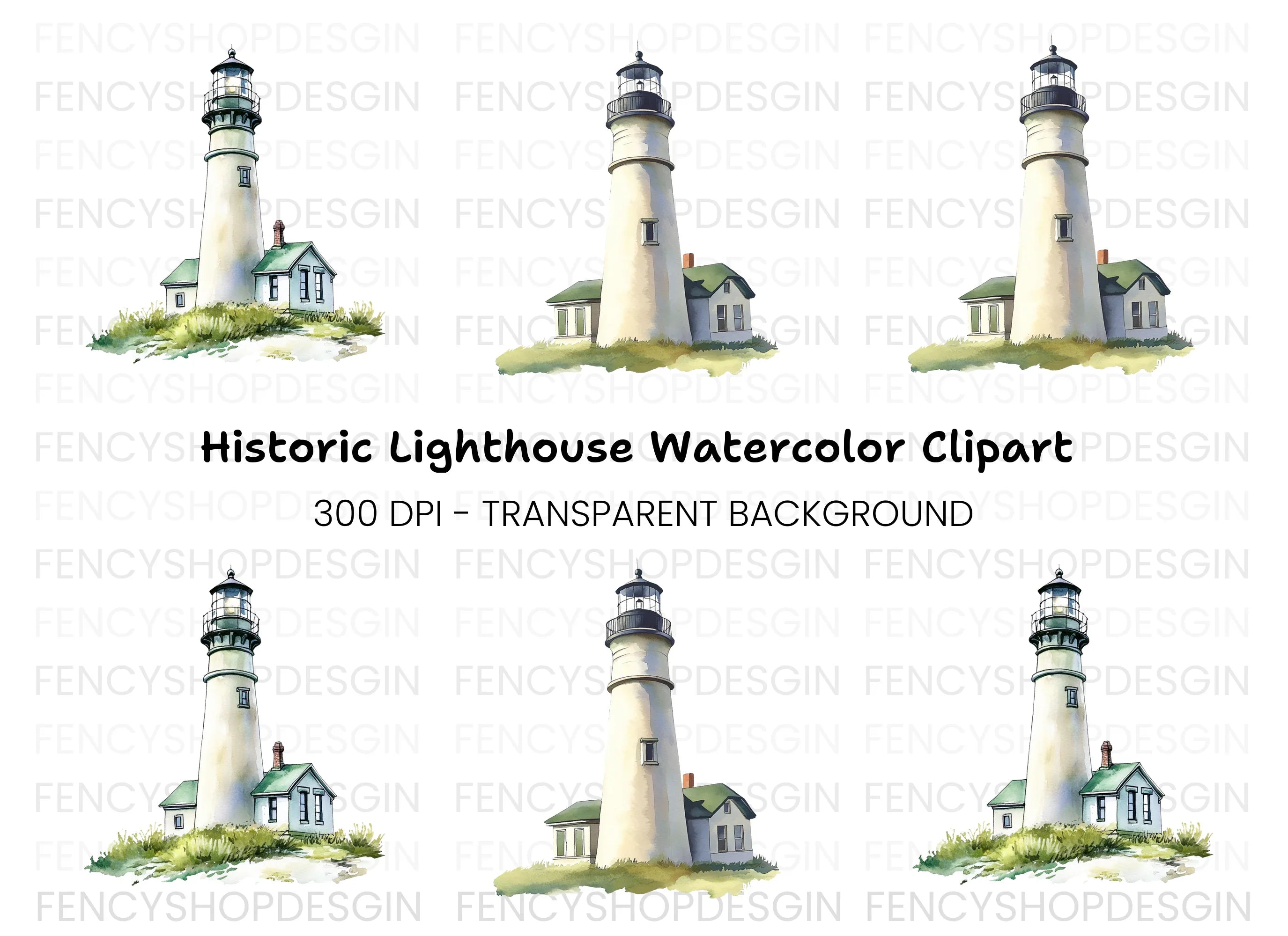 Lighthouse Clipart Bundle