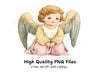 Praying Angels Clipart Bundle