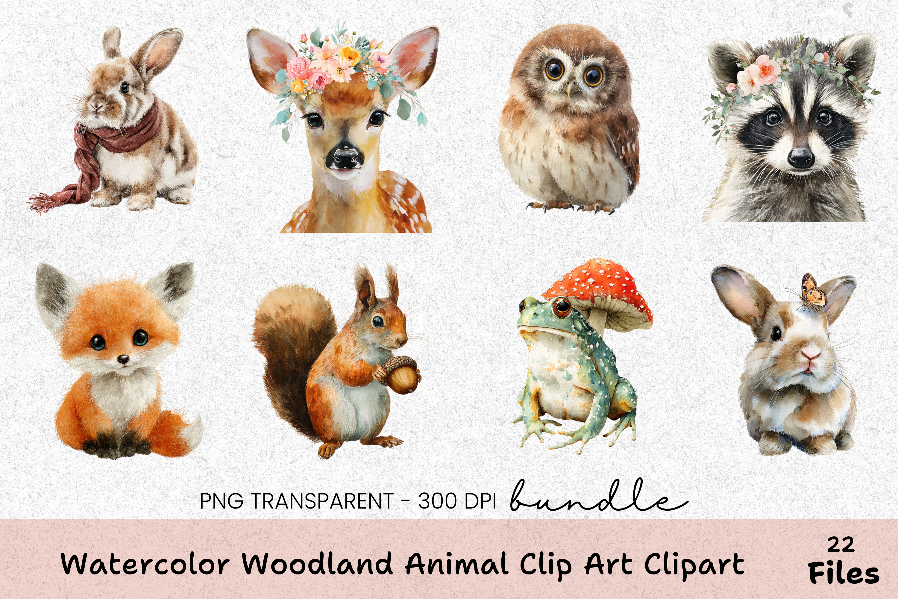 Woodland Animal Clip Art Bundle