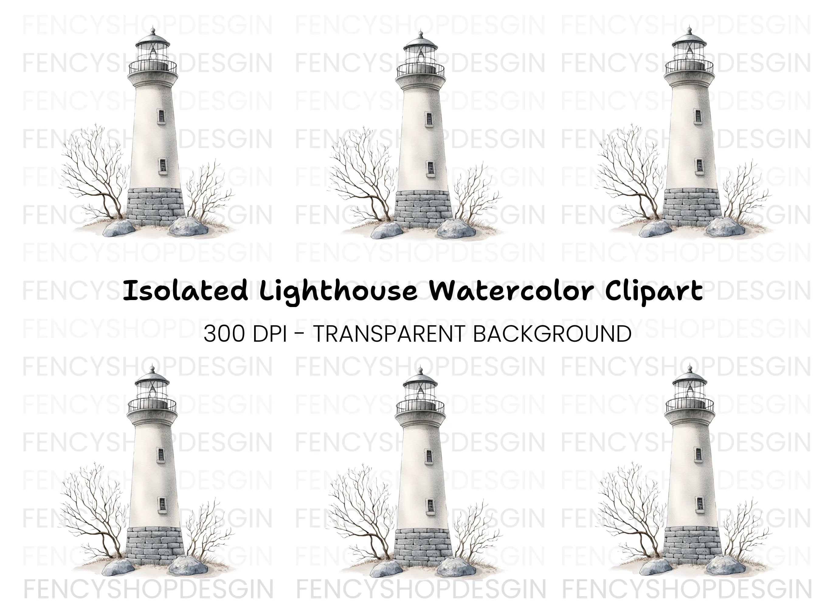 Lighthouse Clipart Bundle