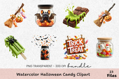 Halloween Candy Clipart Bundle - CraftNest - Digital Crafting and Art