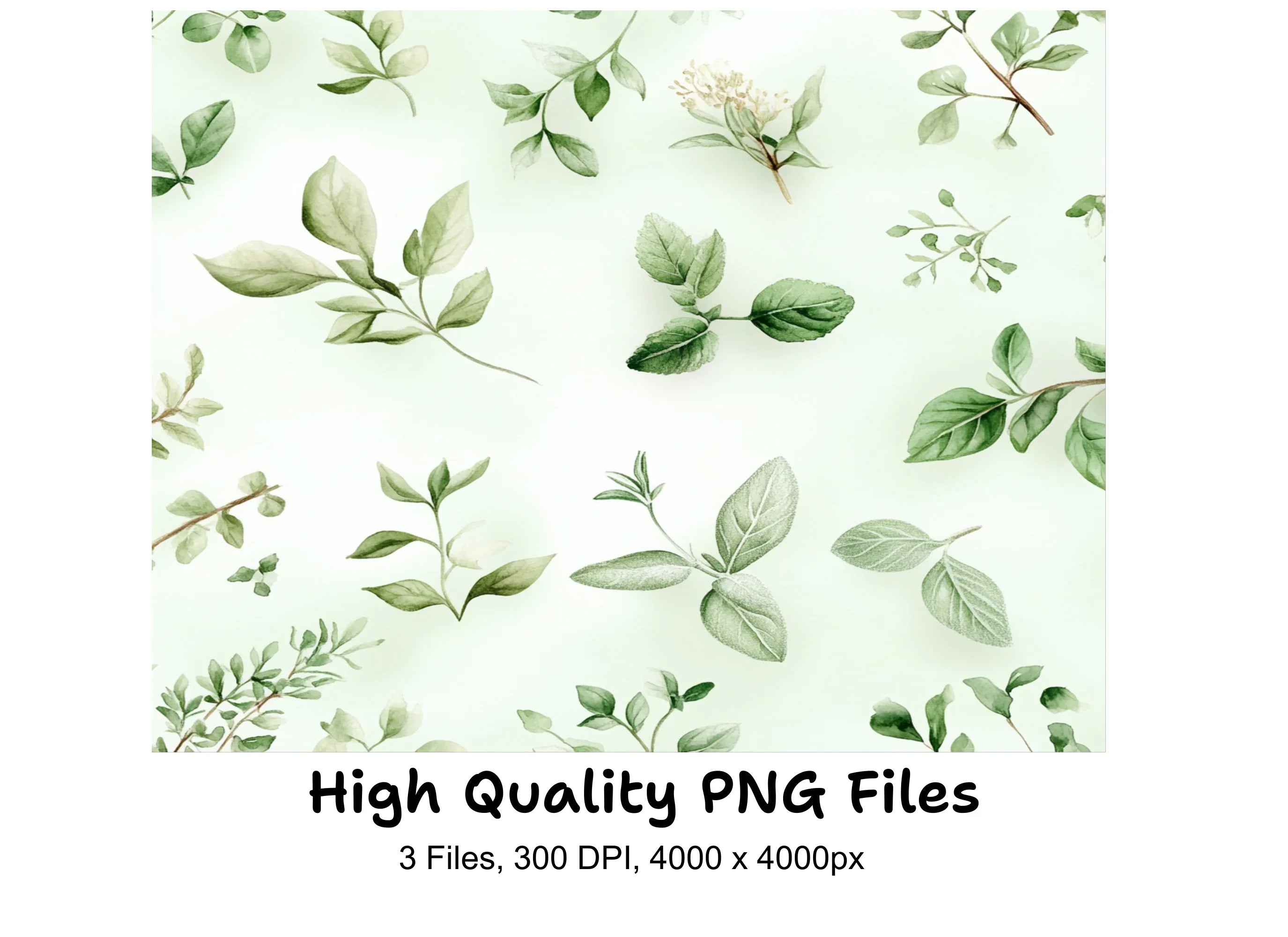 Greenery Clipart Bundle