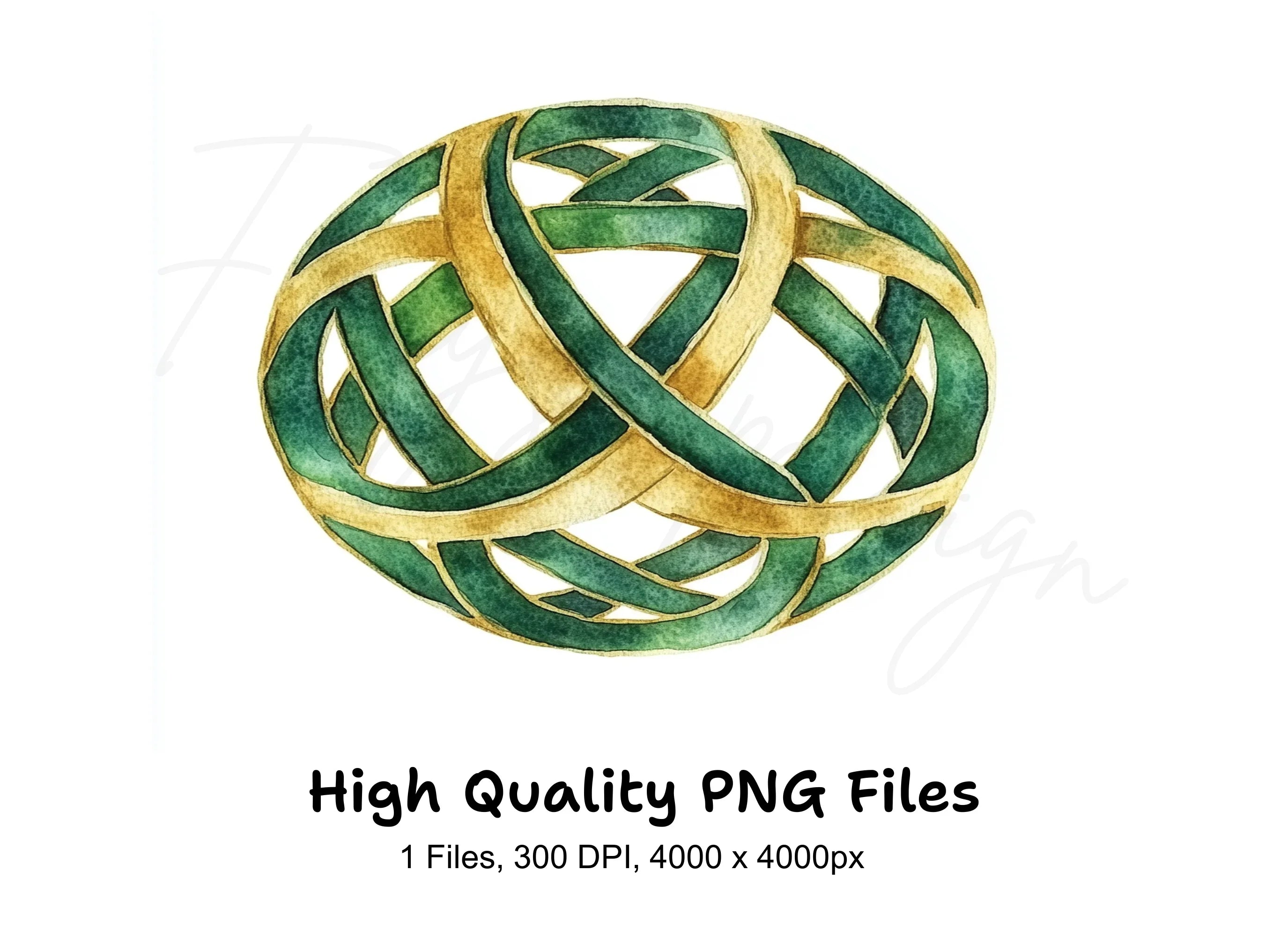 Round Celtic Knot Clipart Bundle