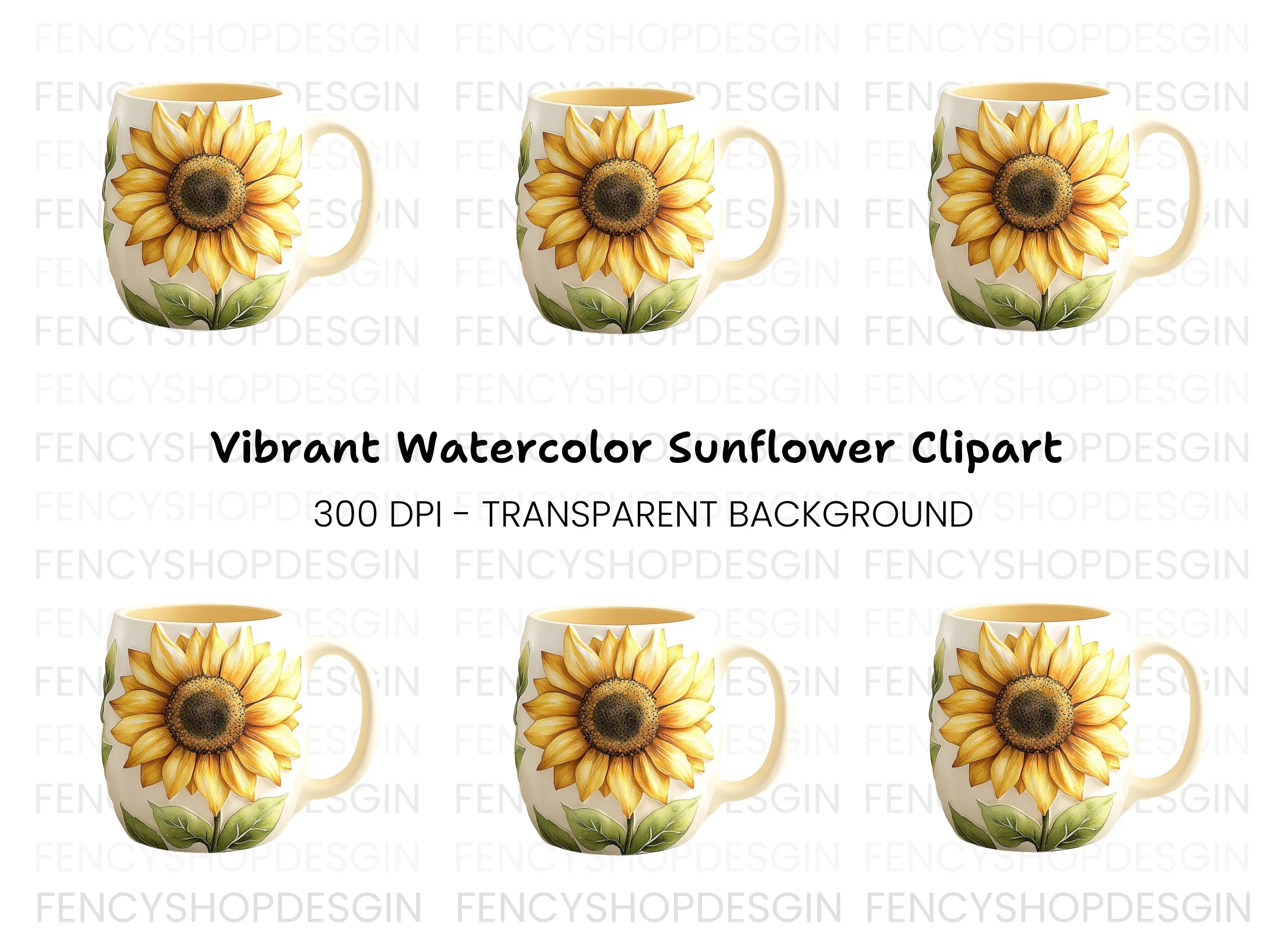 Sunflower Clipart Bundle