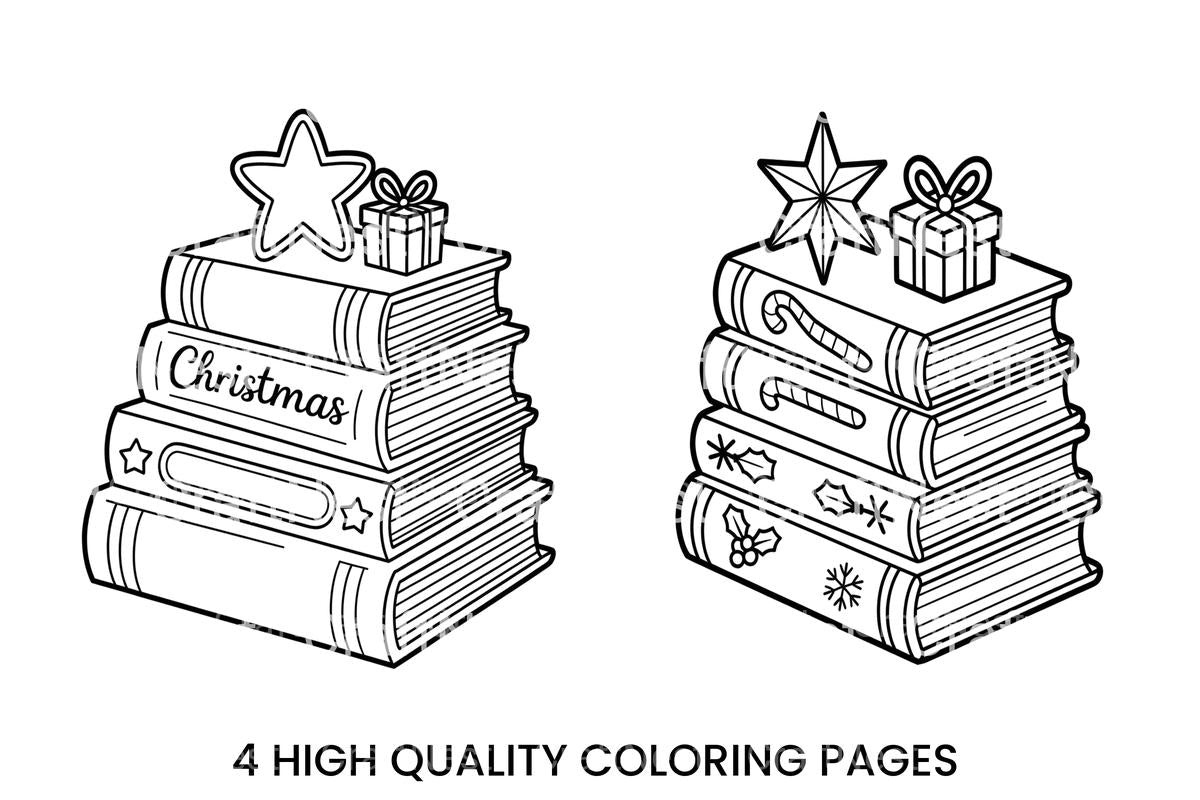 Christmas Coloring Books and Hot DrinksPlanner Coloring Books