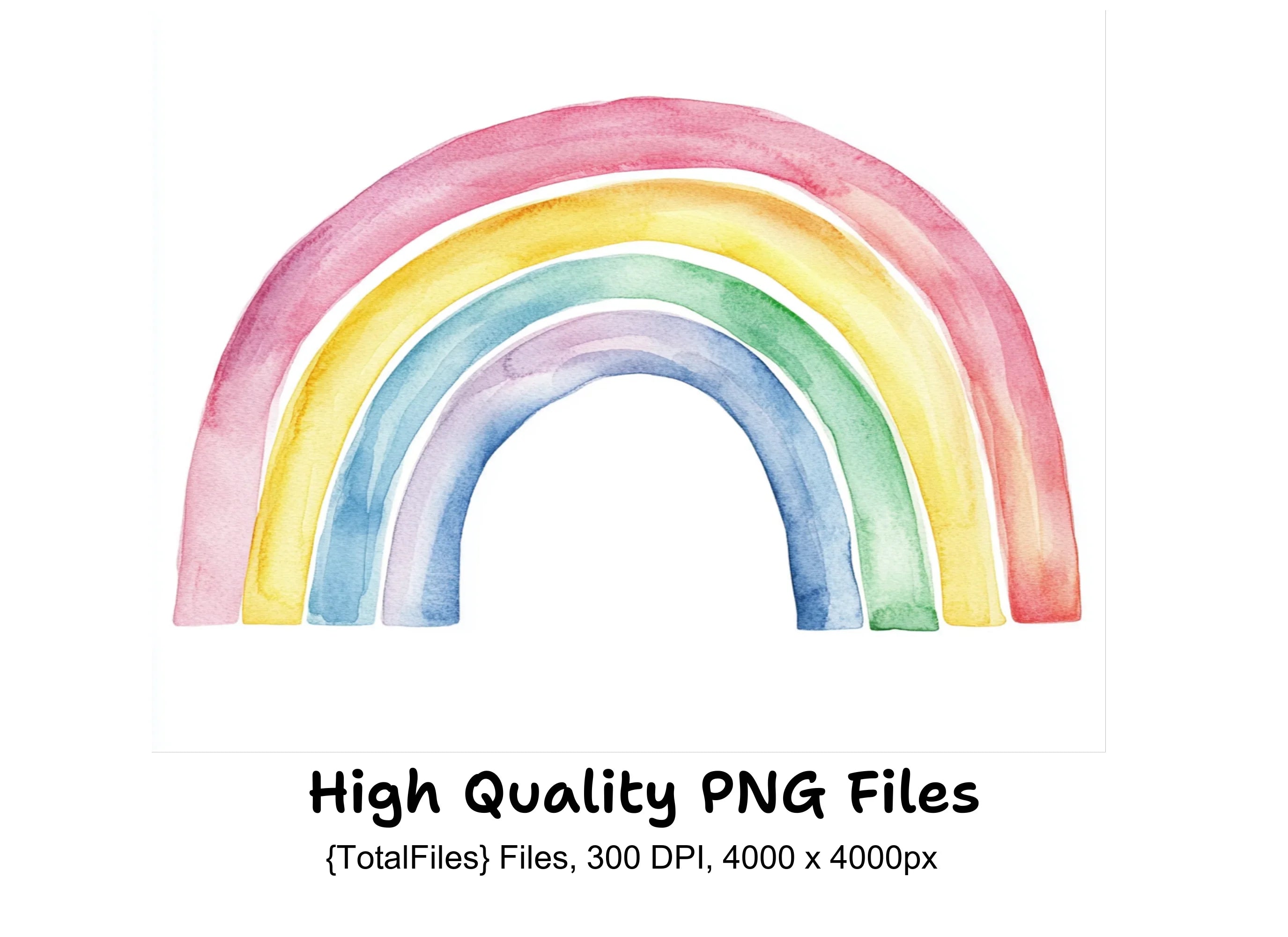 Rainbow Clipart Bundle