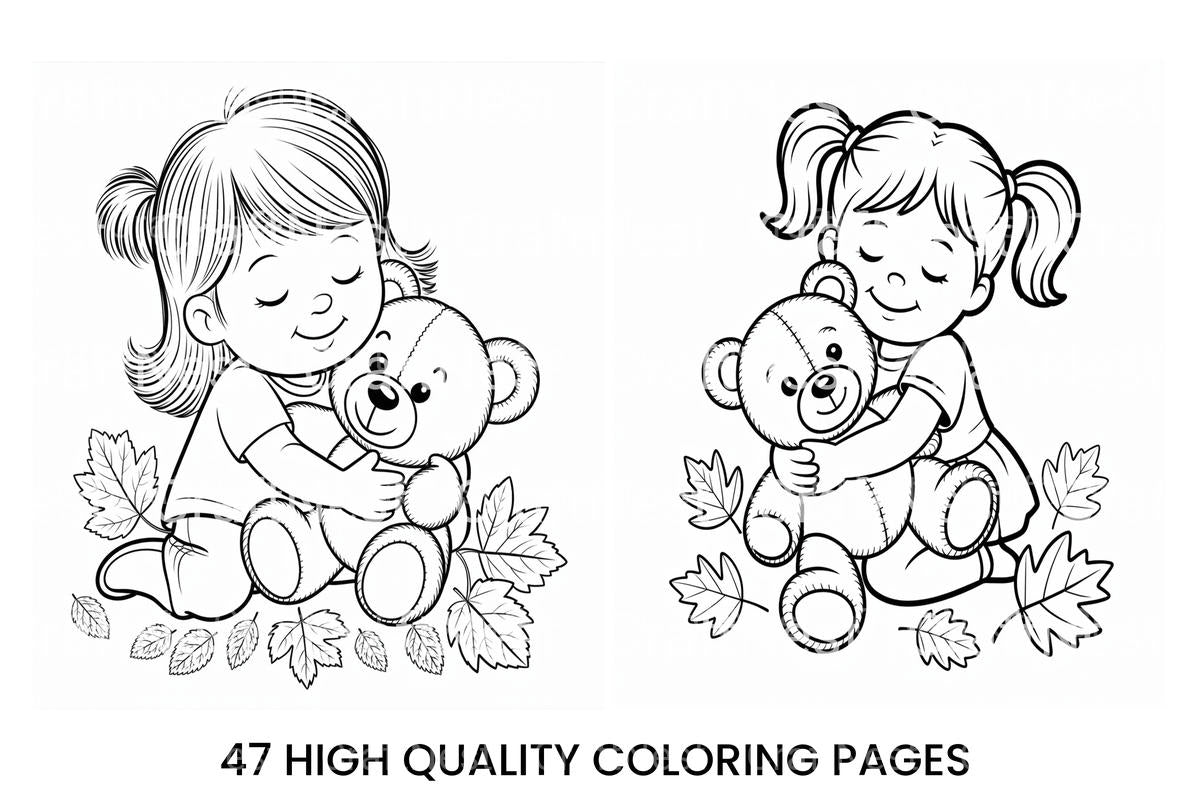 Autumn Kids Activities Coloring Books