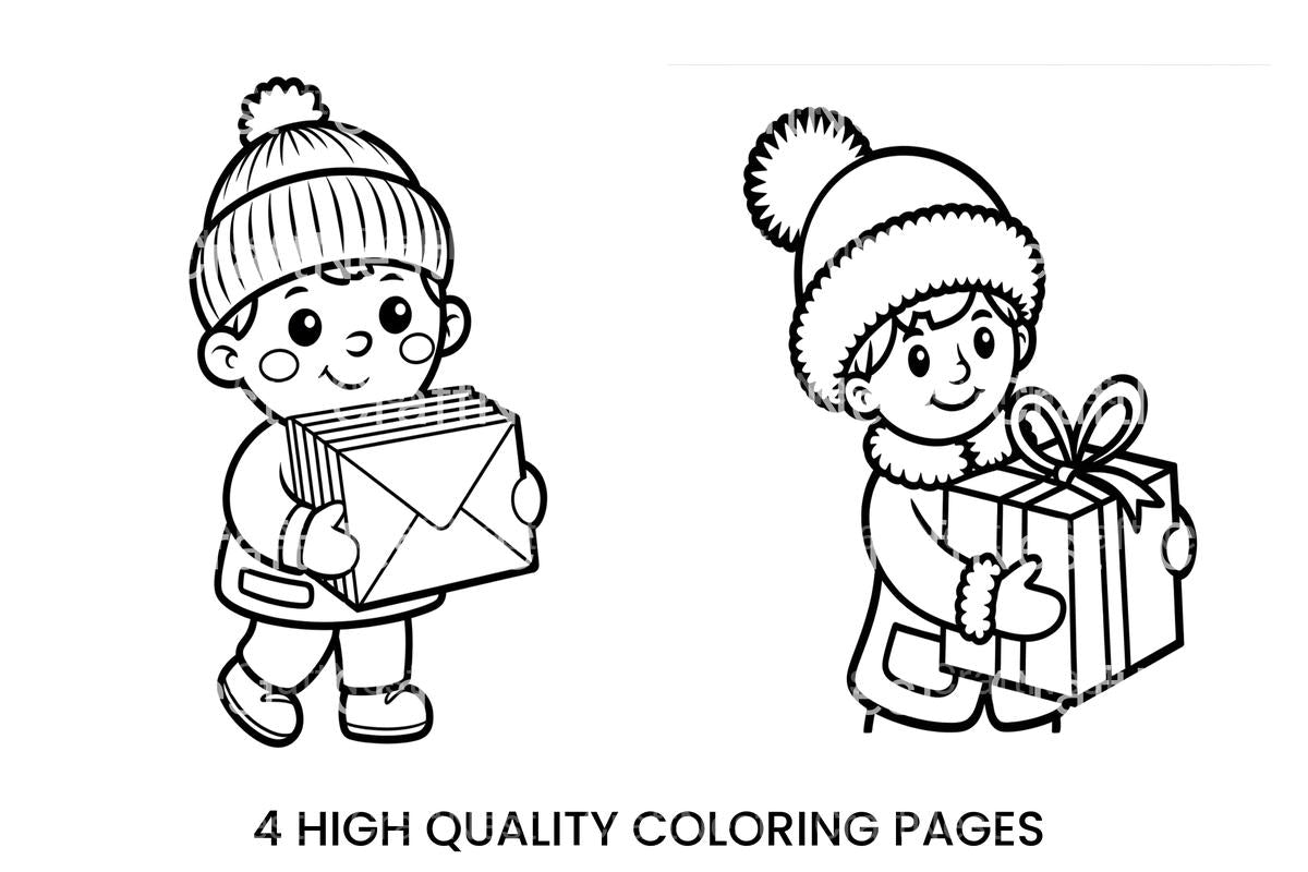 Kids Christmas Gifts Coloring Books