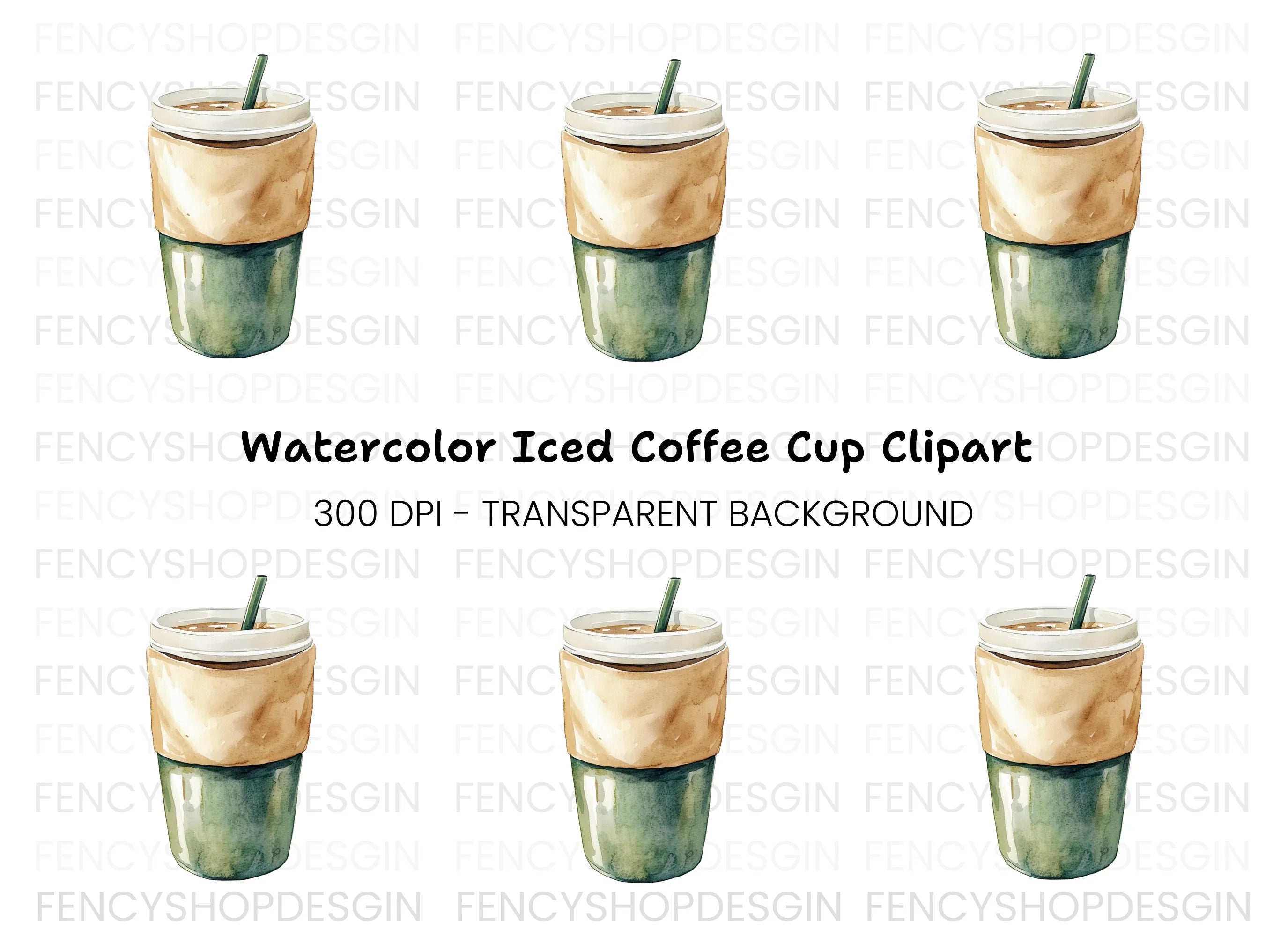 Coffee Cup Clipart Bundle