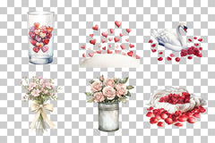 Romantic Love & Nature Clipart Bundle - CraftNest - Digital Crafting and Art