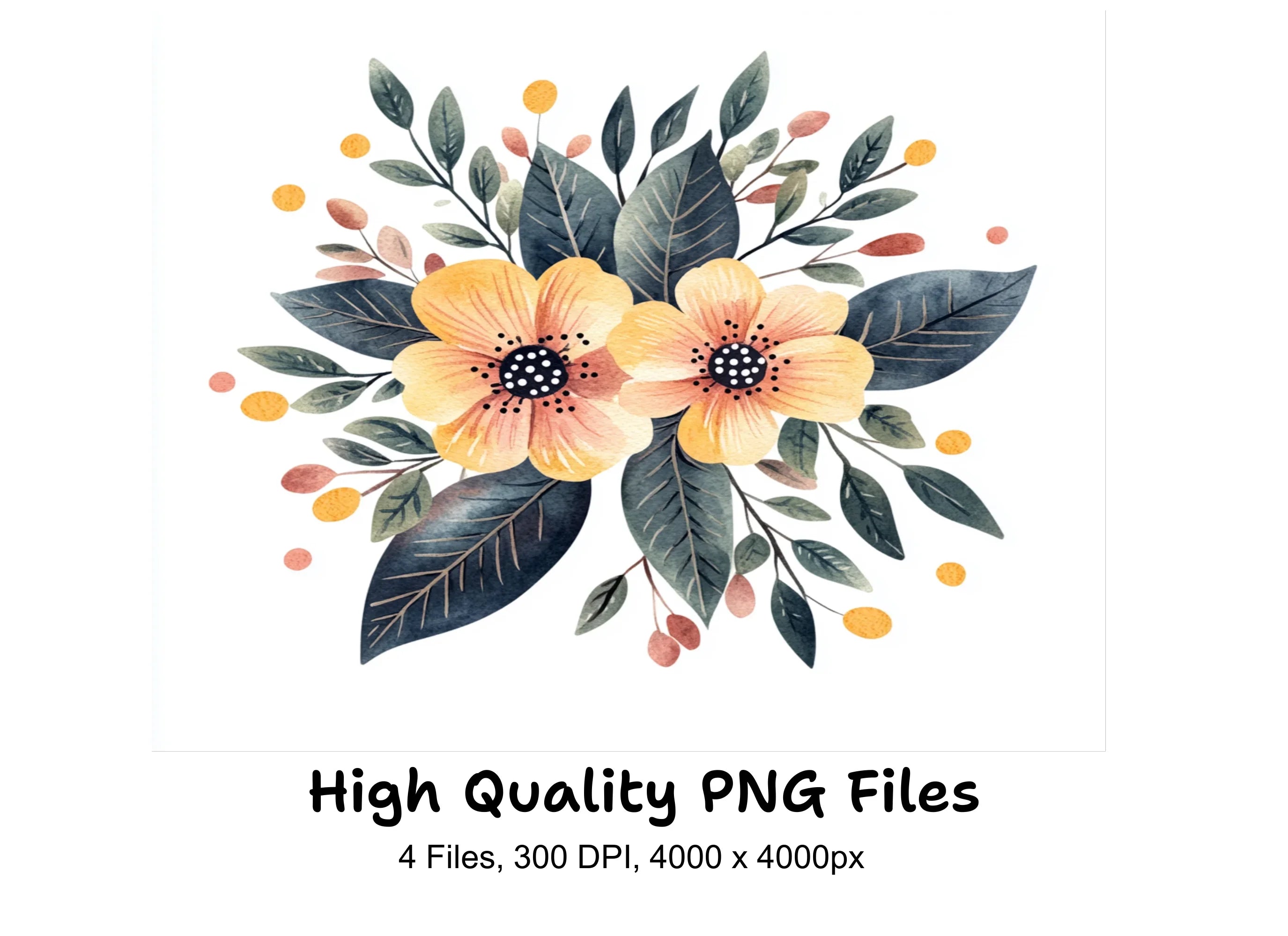 Floral Clipart Bundle