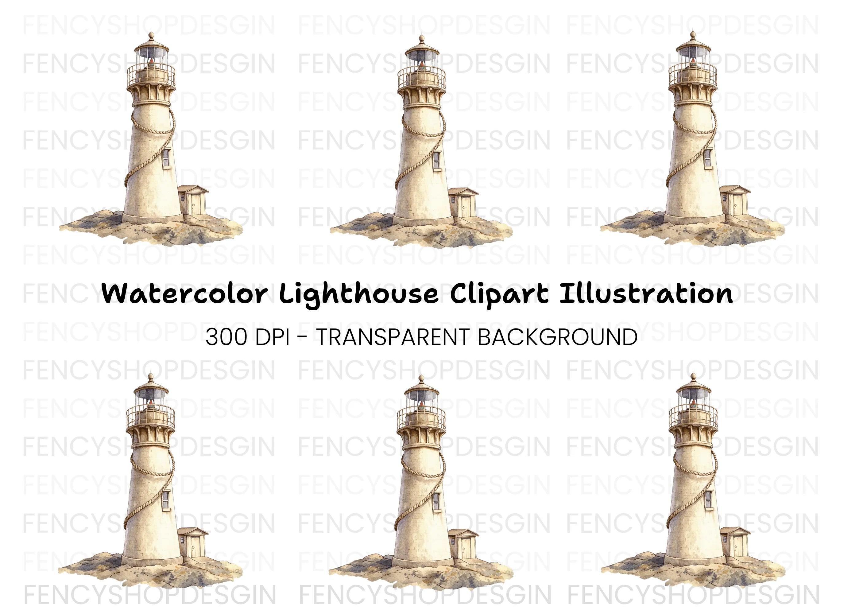 Lighthouse Clipart Bundle
