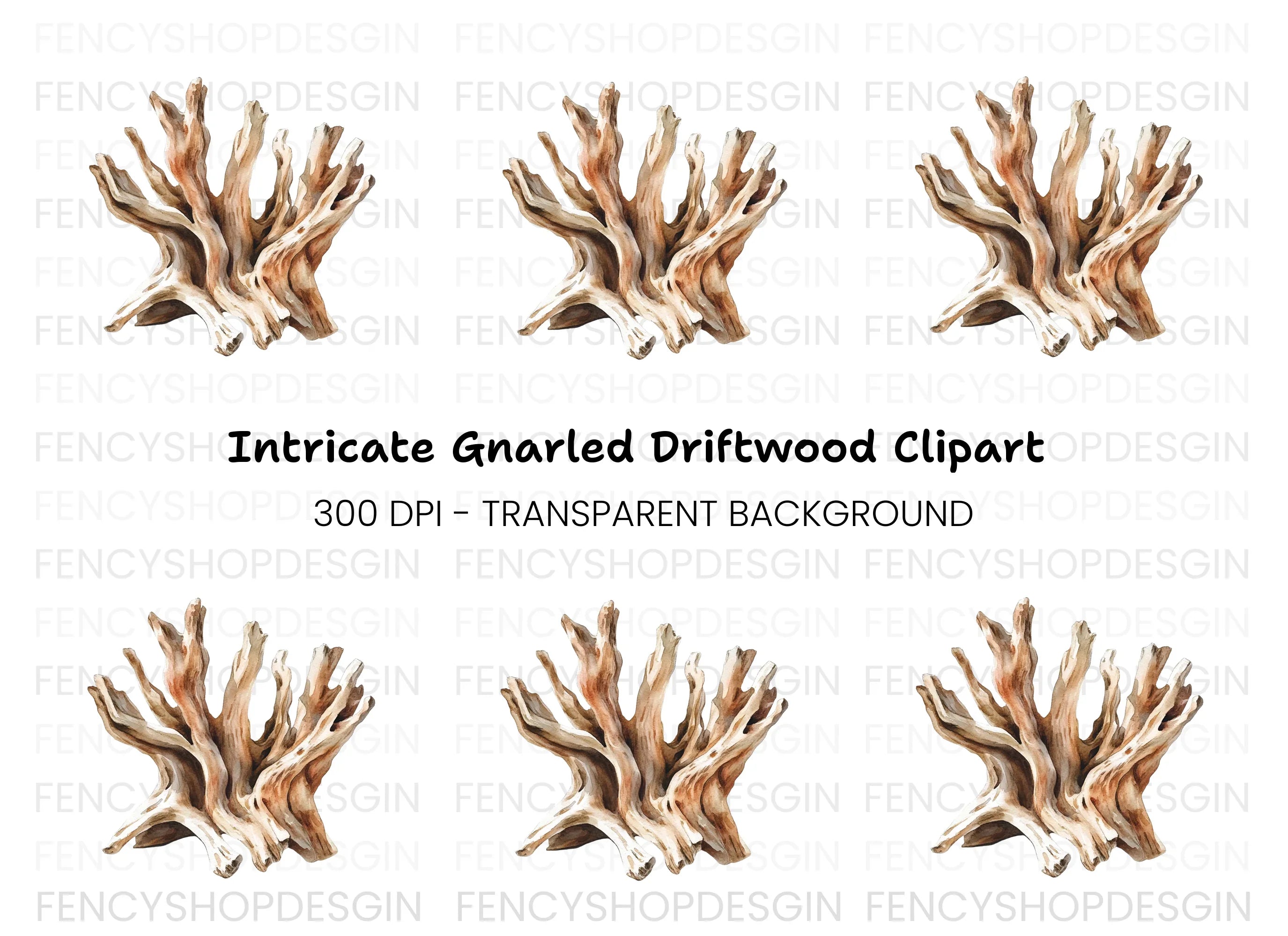 Driftwood Clipart Bundle