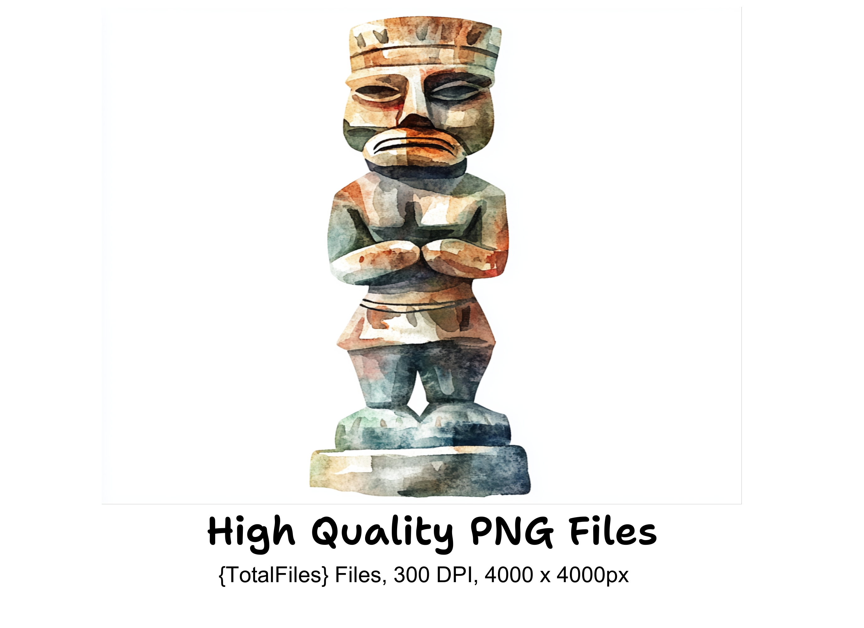 Ancient Tribal Totem Clipart Bundle