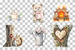 Sweet Hearts & Cozy Moments Clipart Bundle - CraftNest - Digital Crafting and Art