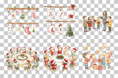 Kids Christmas Holiday Activity Clipart Bundle - CraftNest - Digital Crafting and Art
