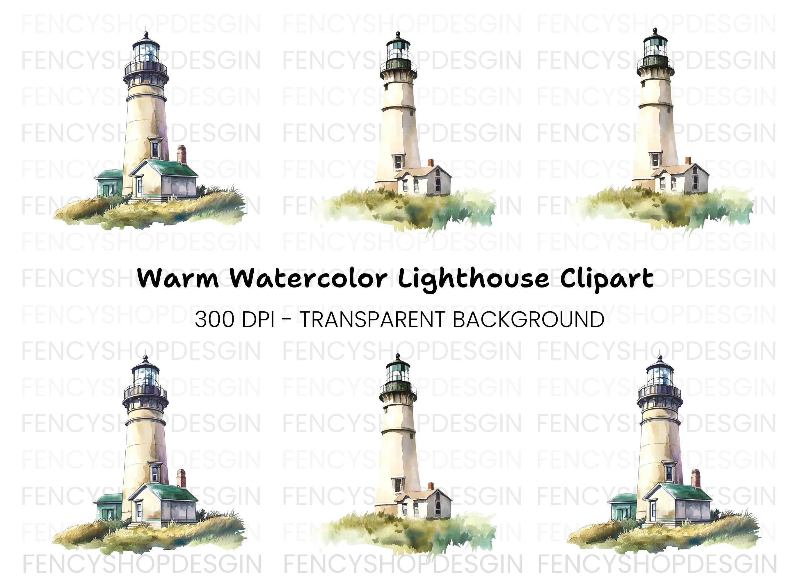 Lighthouse Clipart Bundle