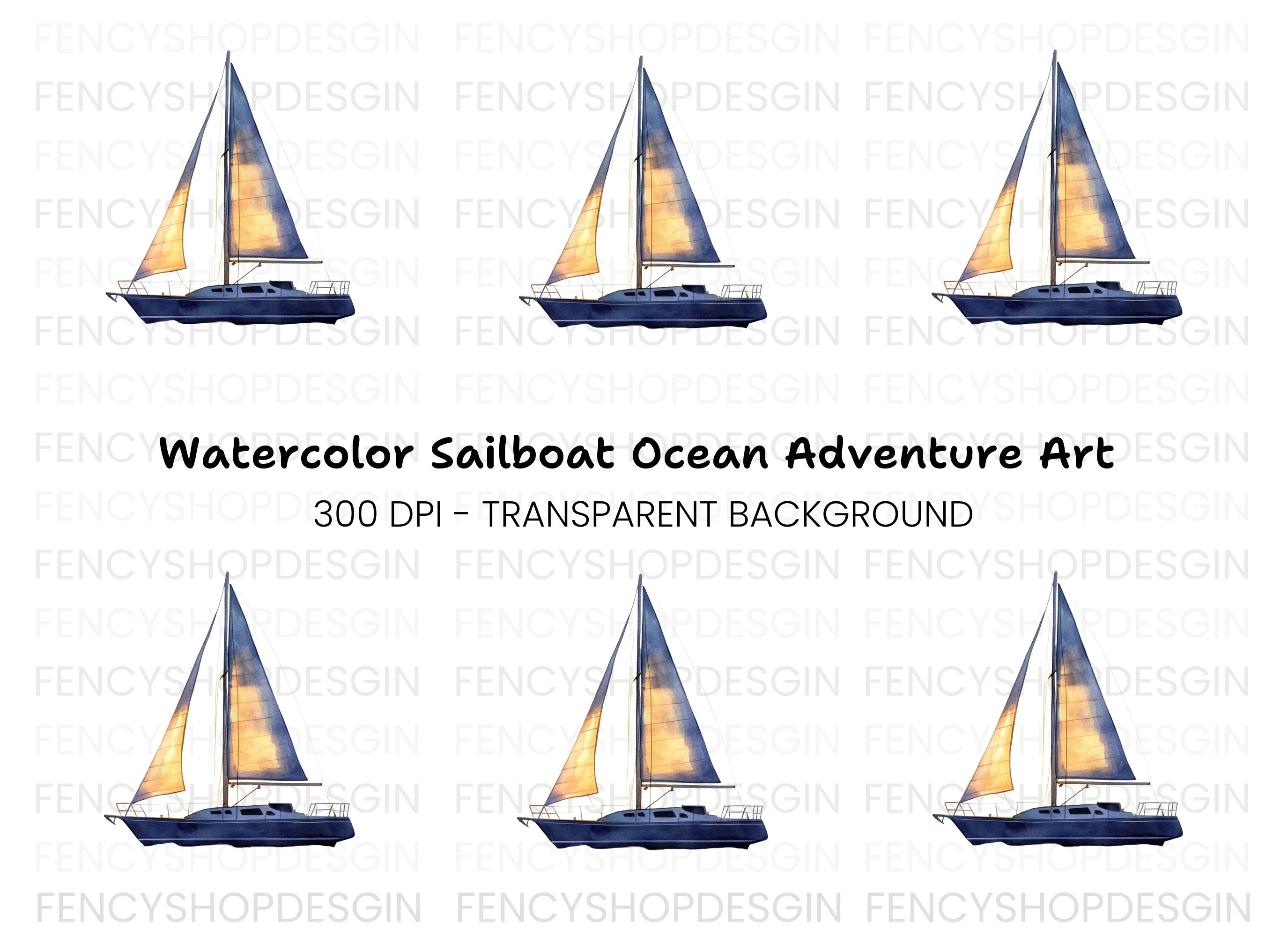 Sailboat Clipart Bundle