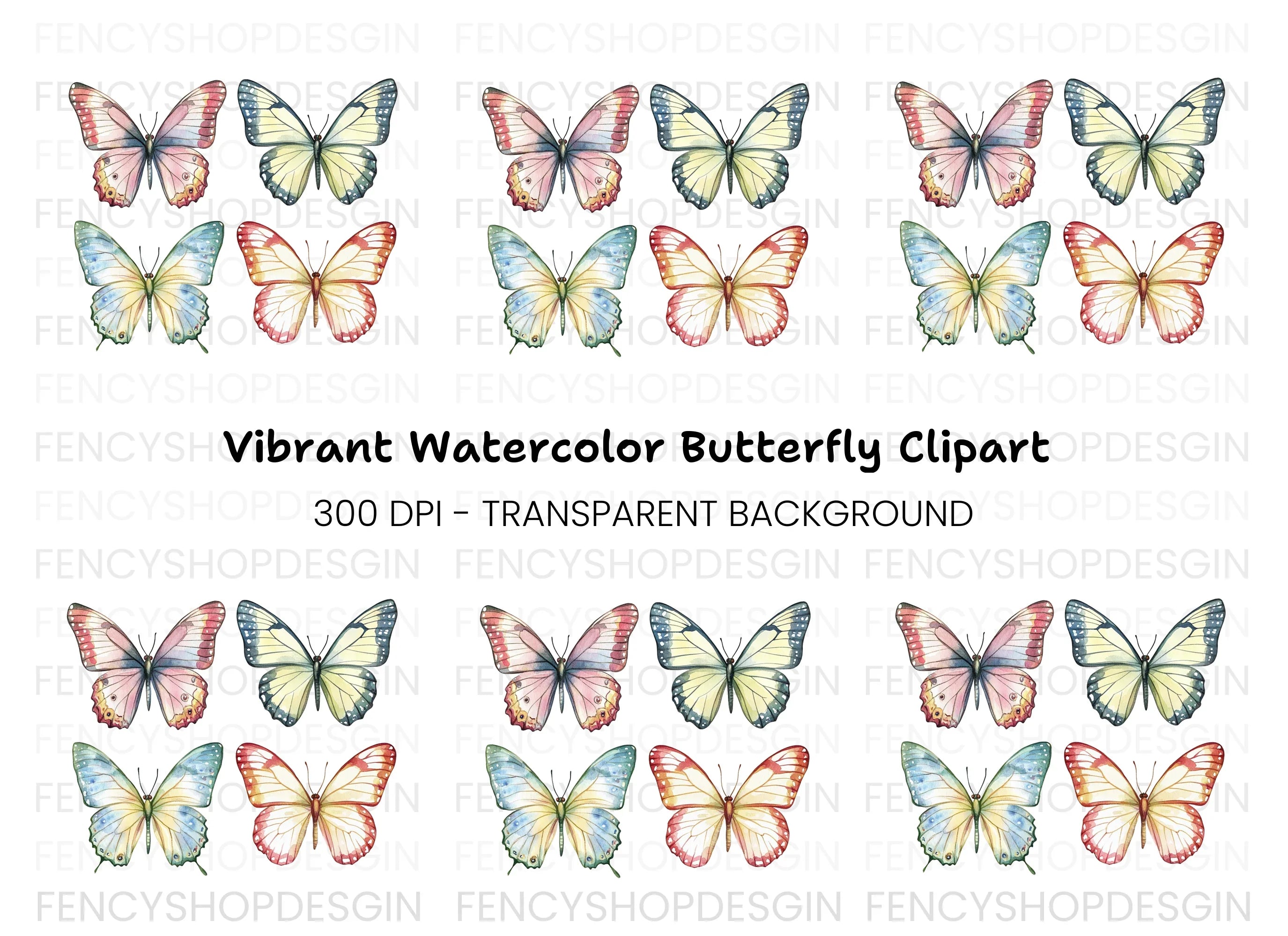 Butterfly Clipart Bundle