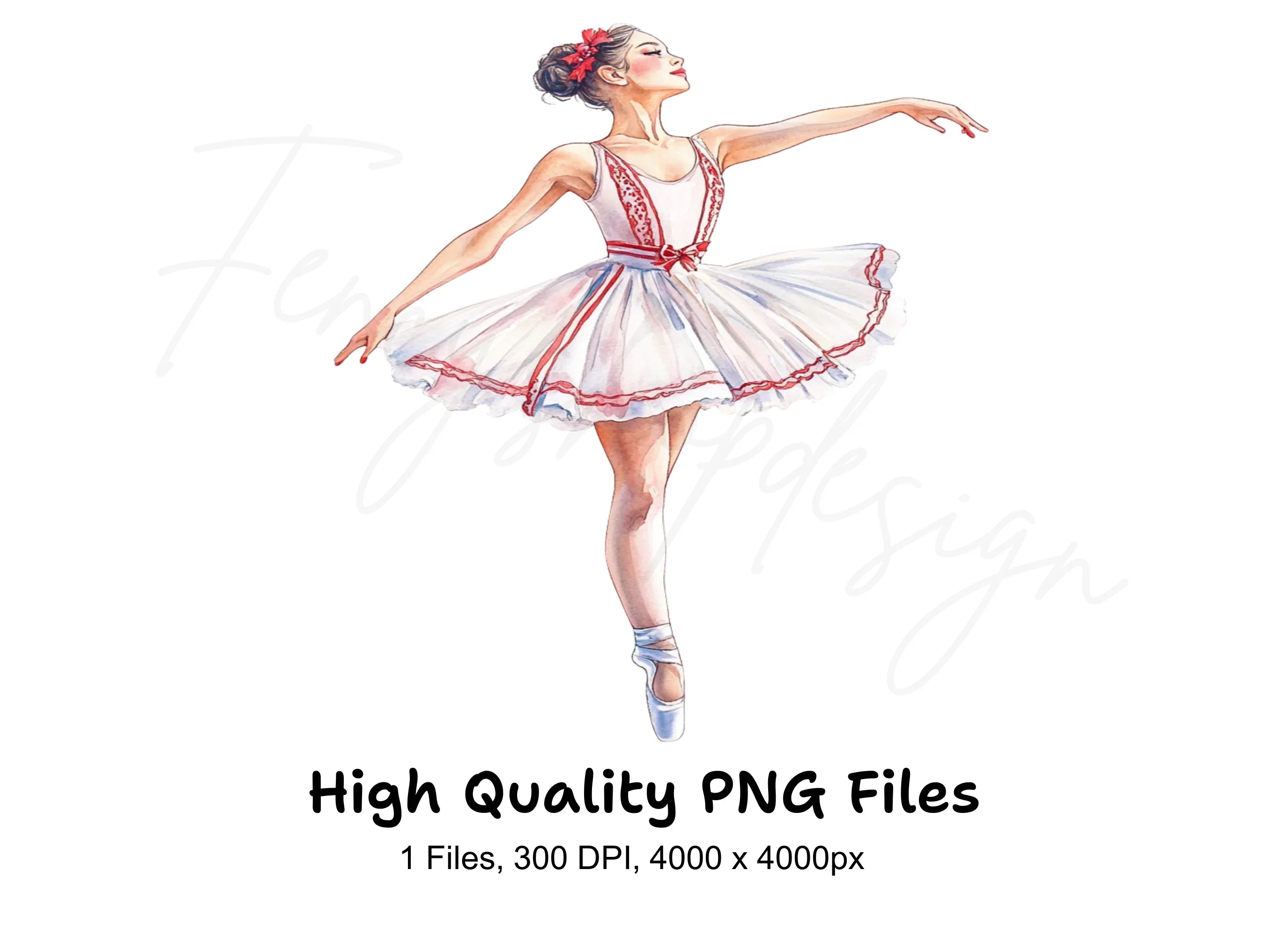 Elegant Ballerina Clipart Bundle
