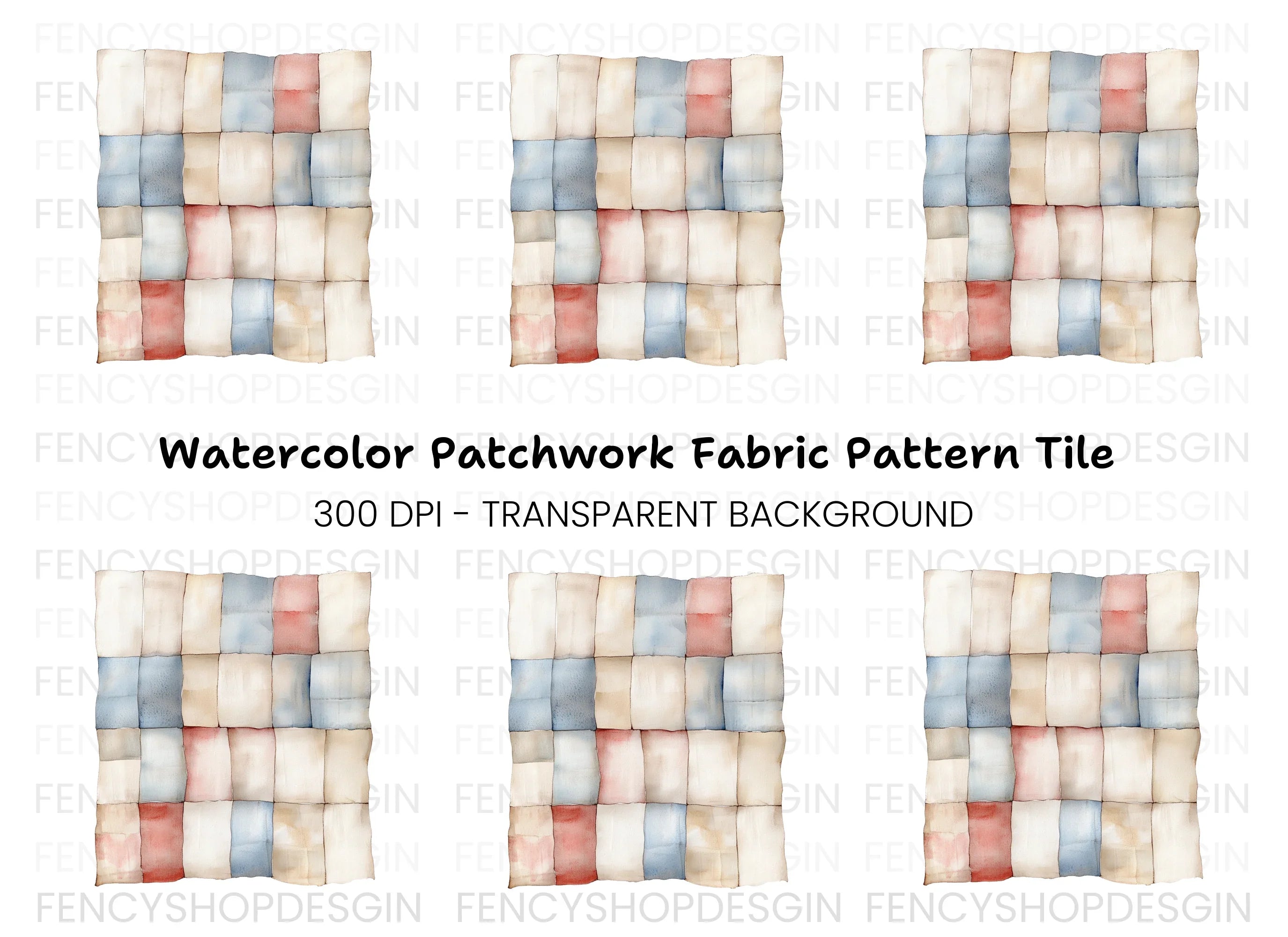 Quilt Blocks Clipart Bundle