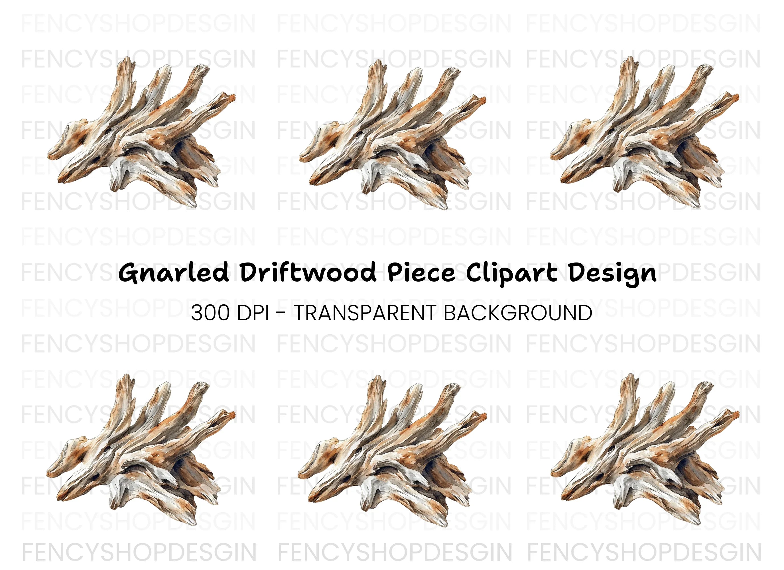 Driftwood Clipart Bundle