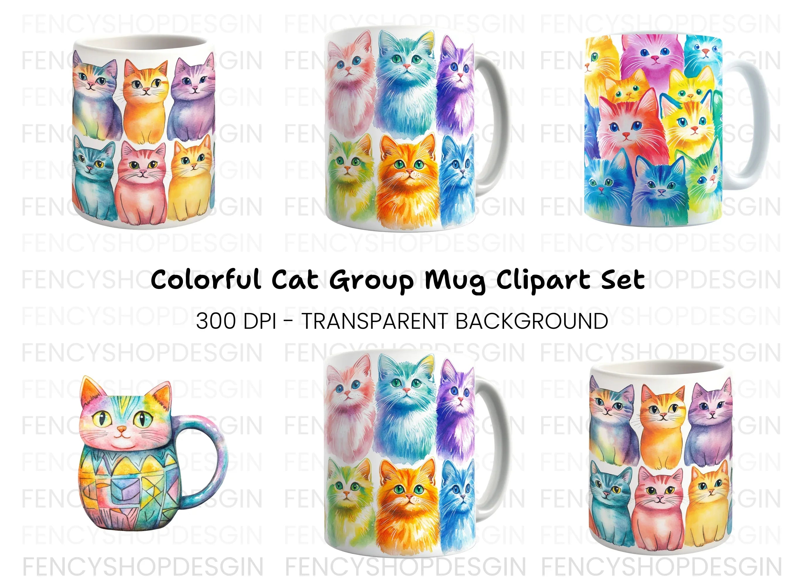 Cat Clipart Bundle