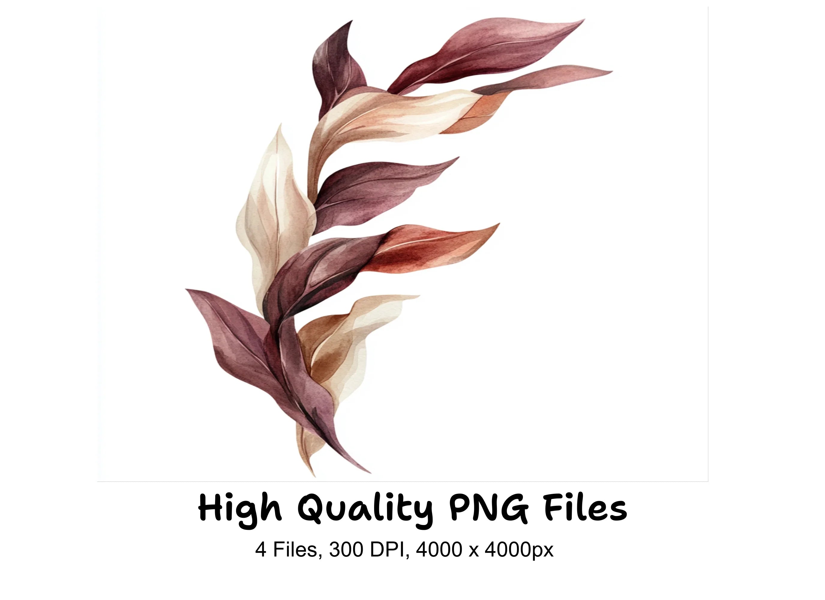 Autumn Leaves Clipart Bundle