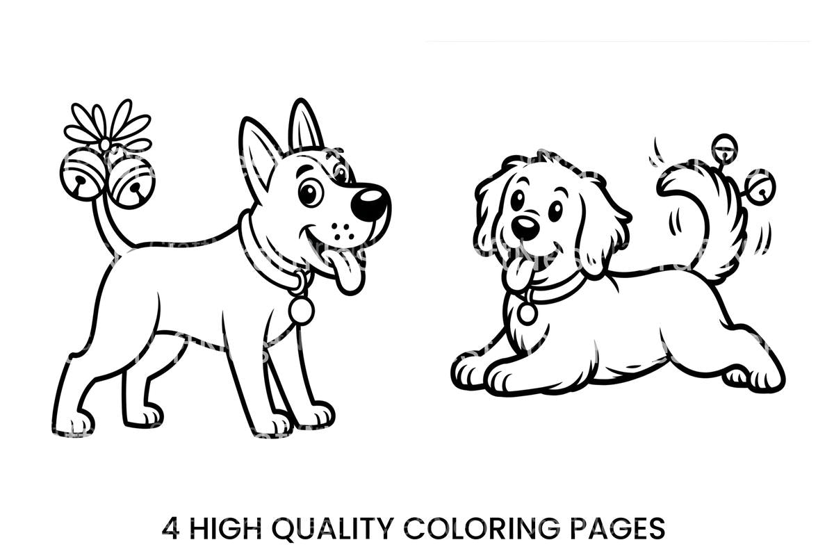 Playful Puppy Dogs Coloring Books