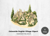 Cotswolds English Village Clipart Bundle
