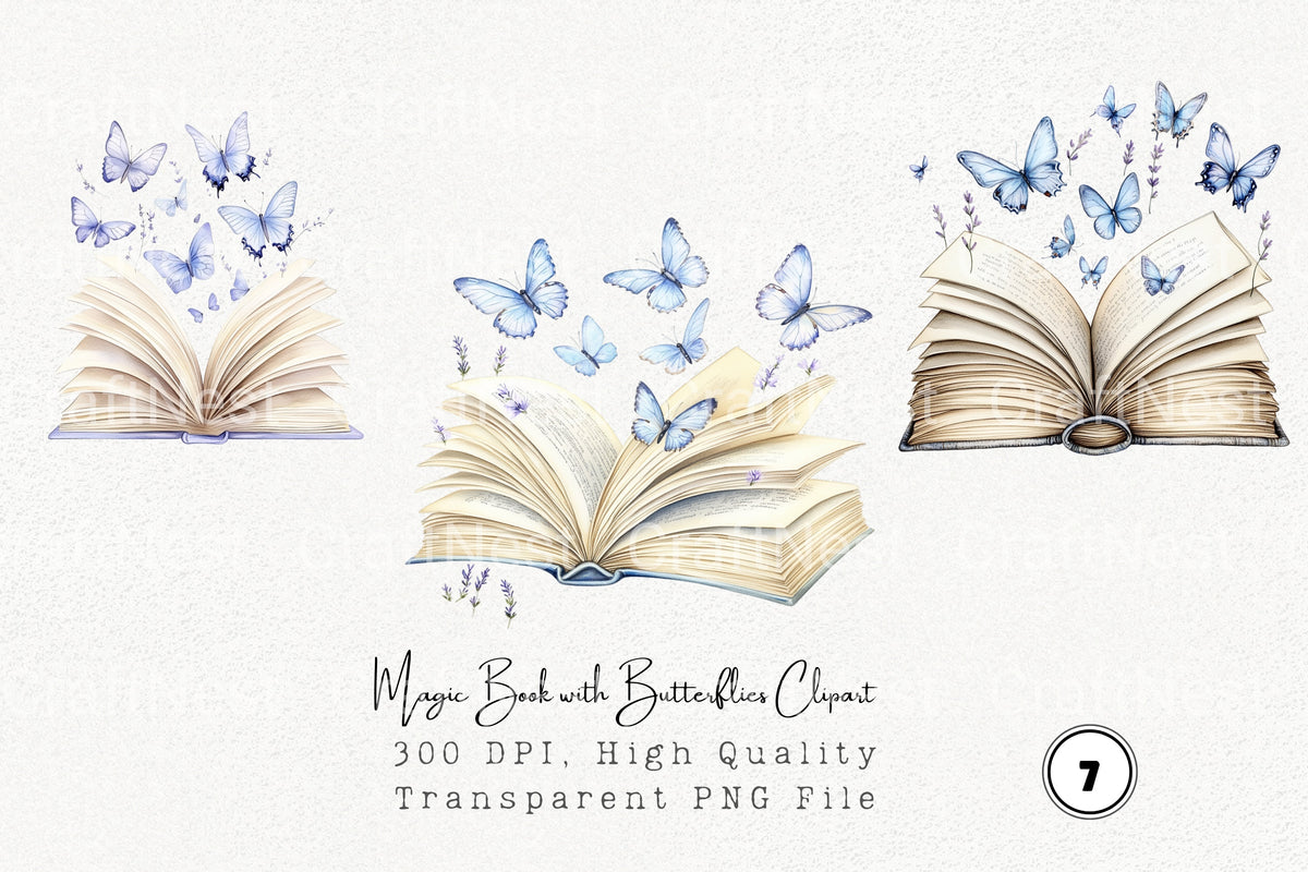 Magic With Butterflies Clipart Planner