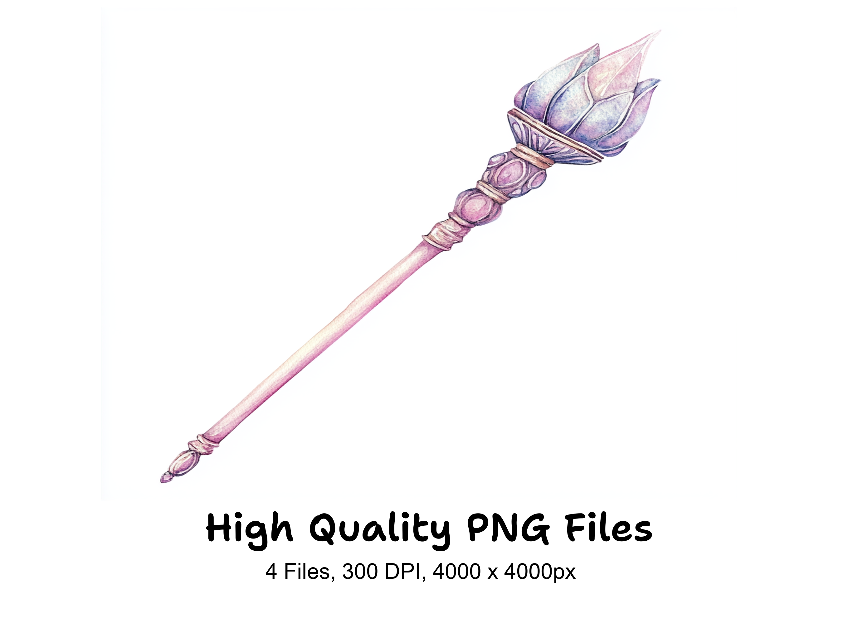 Magical Wands Clipart Bundle