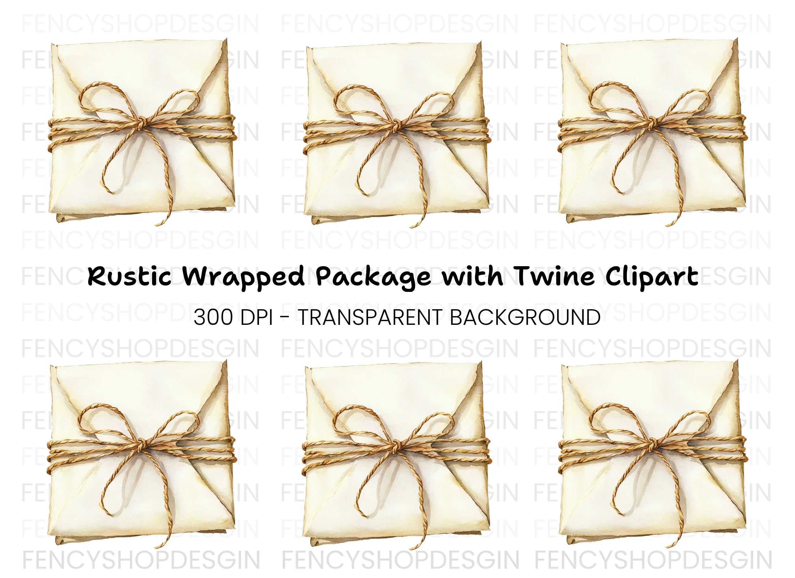 Vintage Envelope Clipart Bundle