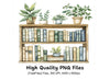 Bookshelf Clipart Bundle
